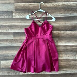 Fashion Nova shirt cross back dress